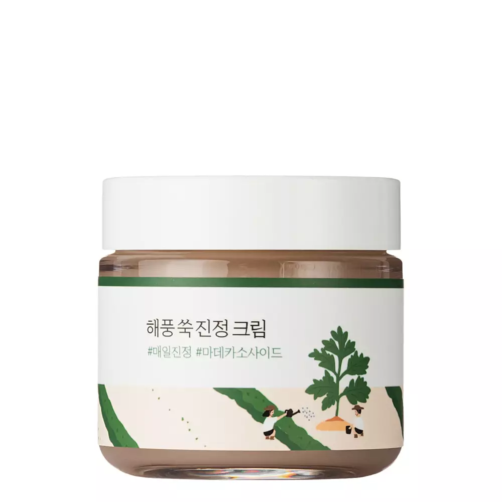 Round Lab - Успокаивающий крем с экстрактом полыни - Mugwort Calming Cream - 80ml