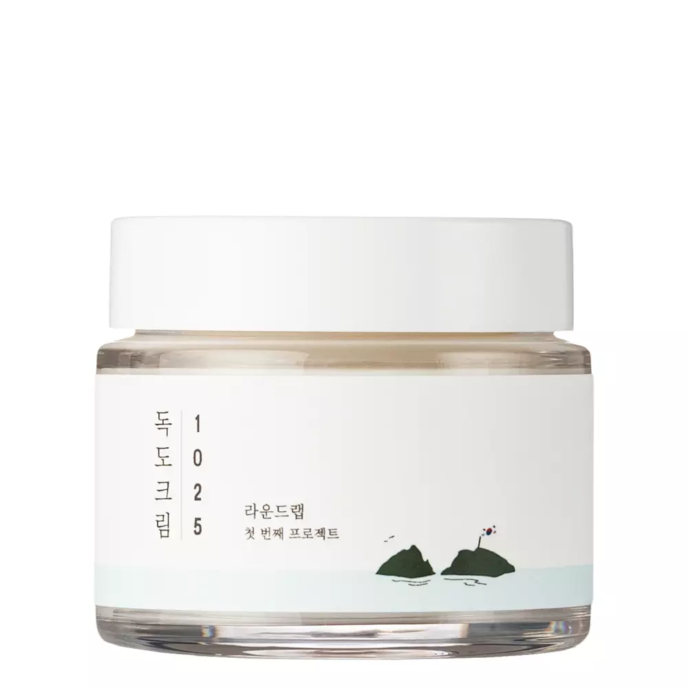 Round Lab - Увлажняющий крем с морской водой - 1025 Dokdo Cream - 80ml