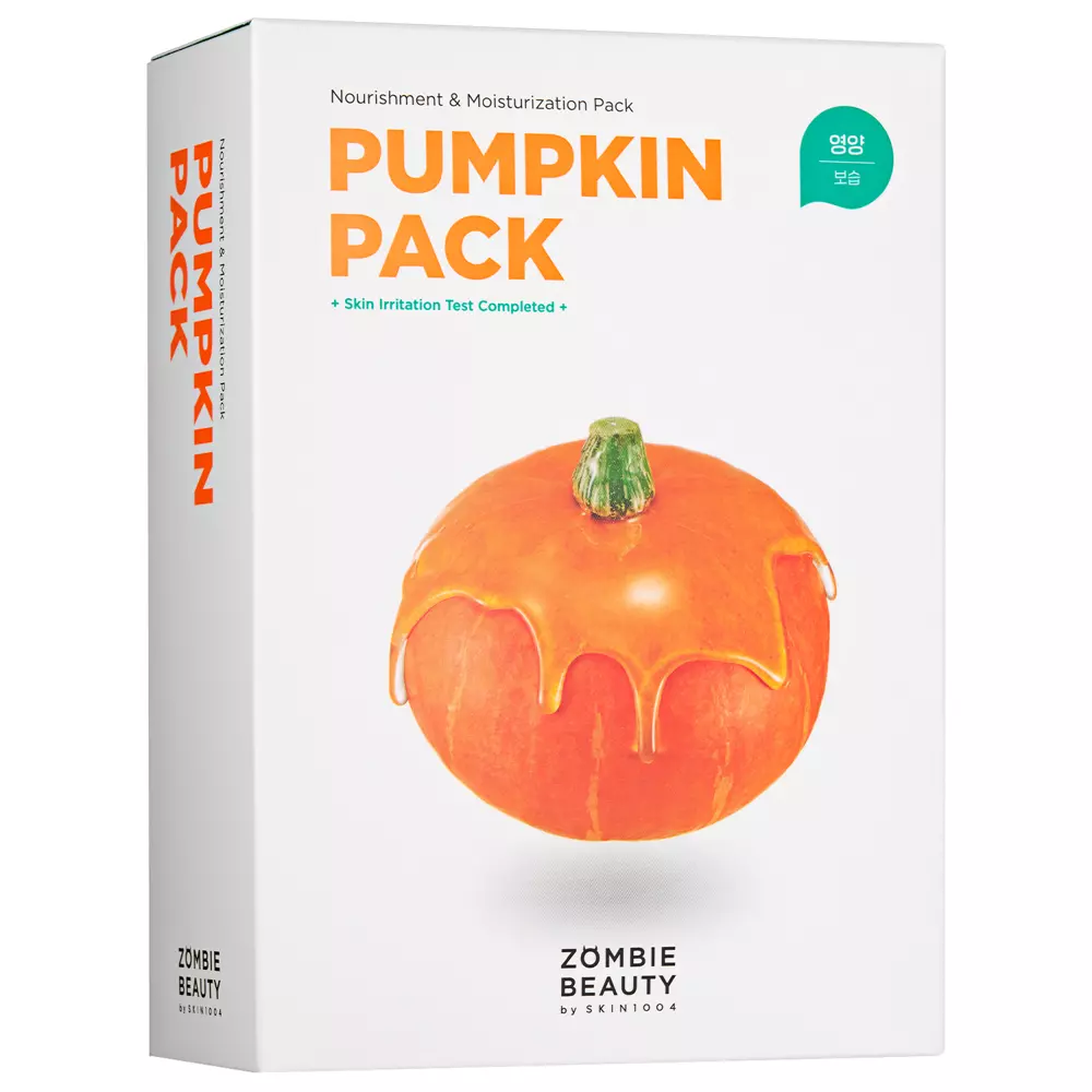 SKIN1004 - Набор питательных масок для лица - Zombie Beauty - Pumpkin Pack - 16шт. x 4g