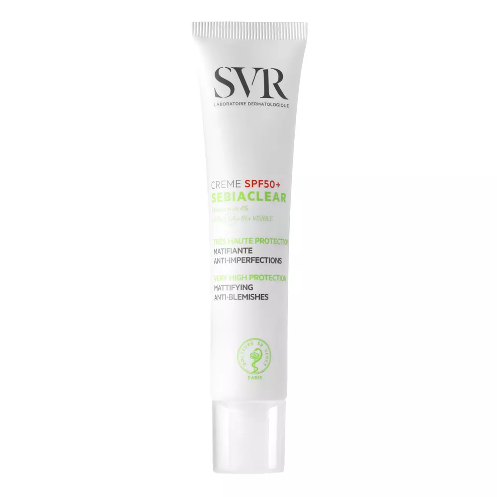 SVR - Солнцезащитный крем для проблемной кожи SPF50 - Sebiaclear Creme SPF50 - 40ml