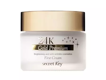 Secret Key - 24K Gold Premium First Cream - Осветляющий крем для лица с частицами 24-каратного золота - 50g 