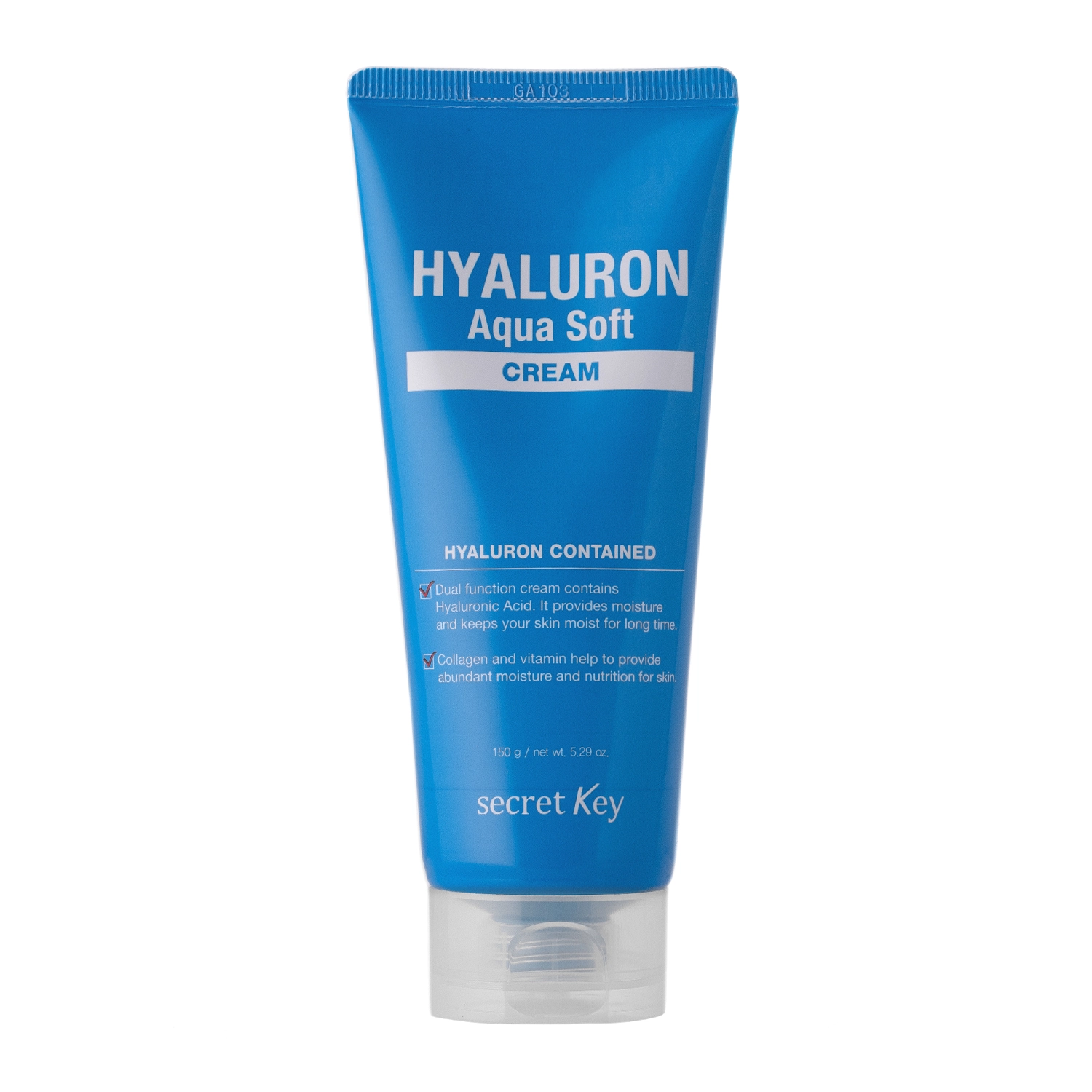 Secret Key - Hyaluron Aqua Soft Cream - Гиалуроновый увлажняющий крем для лица - 150g