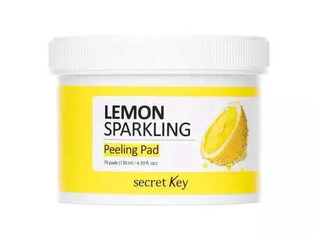 Secret Key -  Lemon Sparkling Peeling Pad - Пилинг-диски для лица 