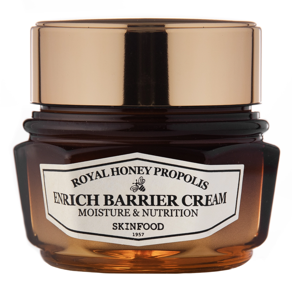 Skinfood - Royal Honey Propolis Enrich Barrier Cream - Увлажняющий и восстанавливающий крем для лица - 63ml