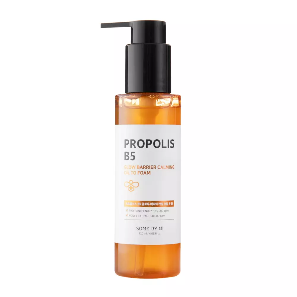 Some By Mi - Гидрофильное масло с экстрактом прополиса - Propolis B5 Glow Barrier Calming Oil To Foam - 120ml