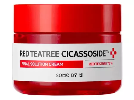 Some By Mi - Red Teatree Cicassoside Final Solution Cream - Крем для чувствительной и проблемной кожи с красным чайным деревом - 60ml