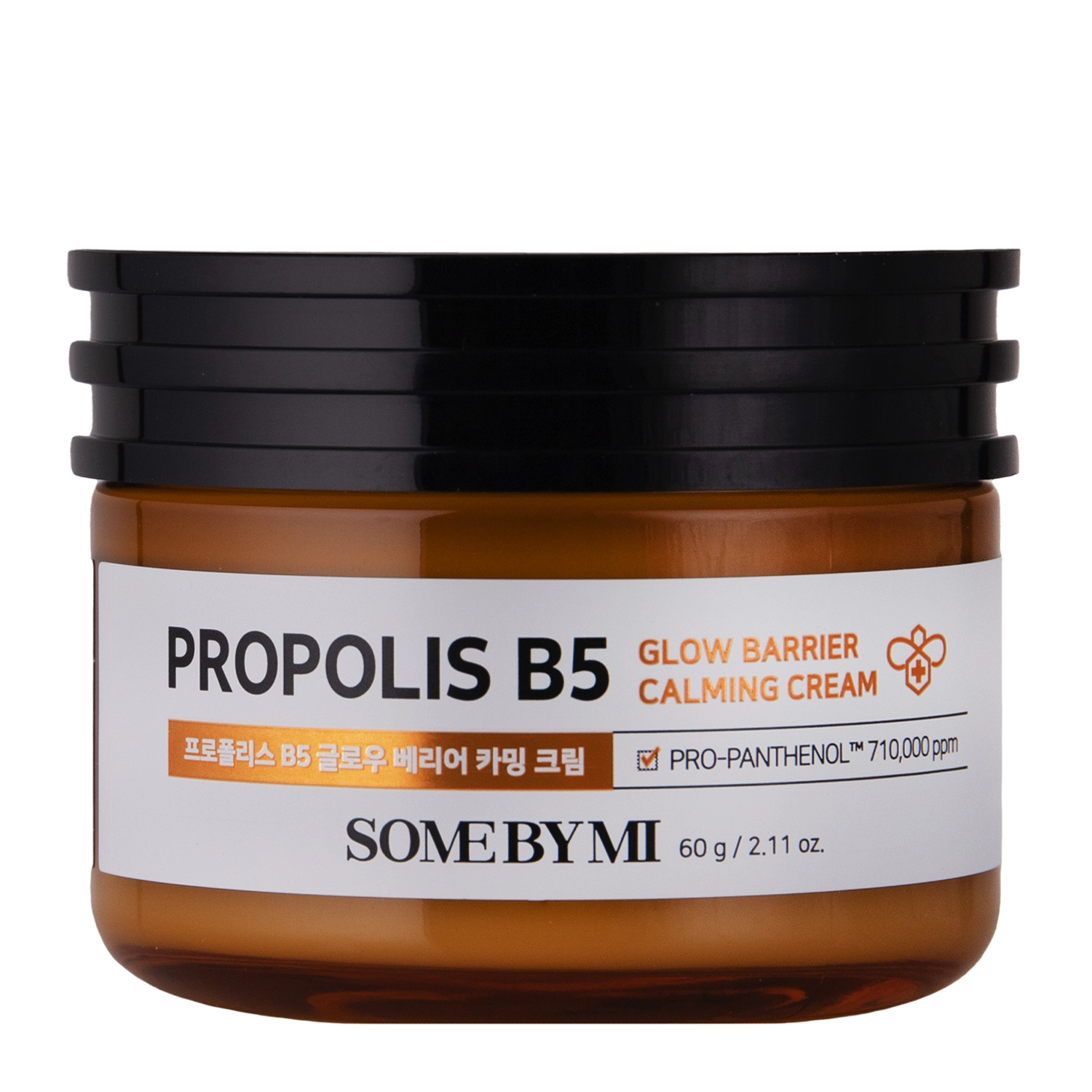 Some By Mi - Успокаивающий крем с прополисом - Propolis B5 Glow Barrier Calming Cream - 60g