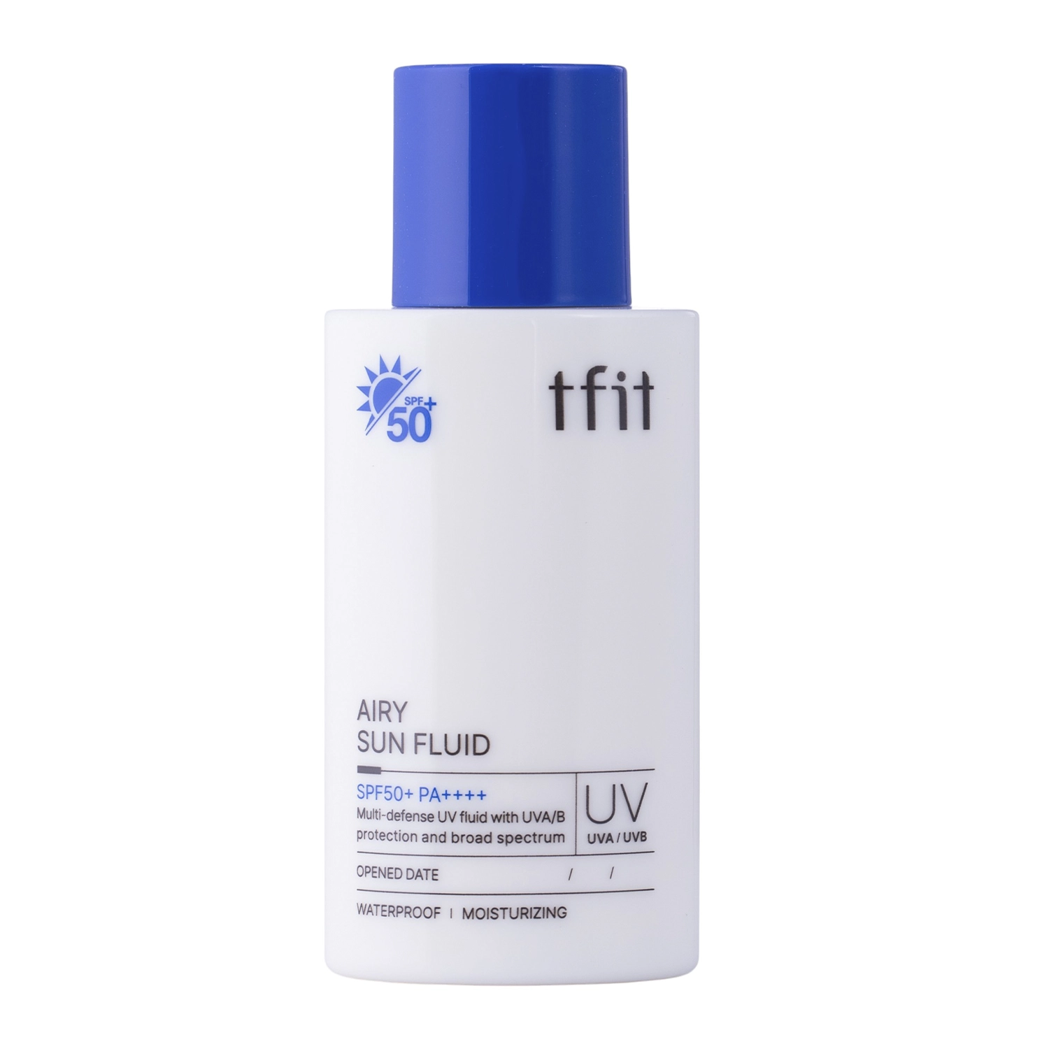 TFIT - Airy Sun Fluid SPF50+/PA++++ - Солнцезащитный флюид для лица - 50ml