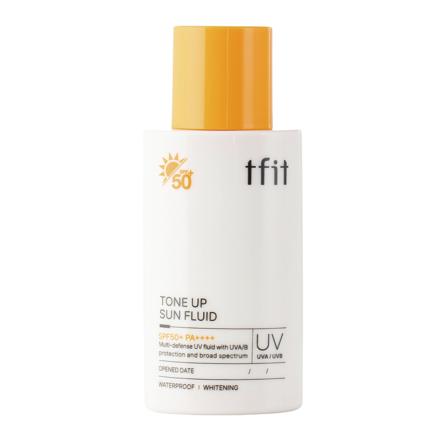 TFIT - Tone Up Sun Fluid SPF50+/PA++++ - Тонирующий солнцезащитный флюид для лица - 50ml