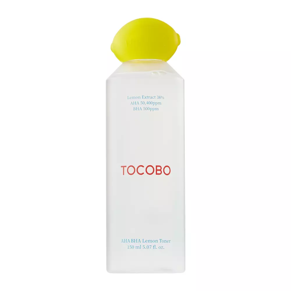 TOCOBO - AHA BHA Lemon Toner - Лимонный тонер с кислотами AHA и BHA - 150ml