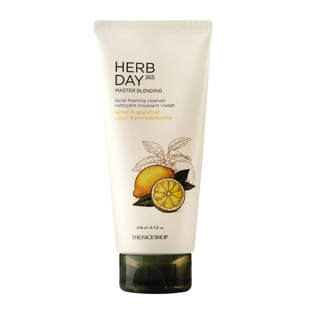 The Face Shop - Cleansing Foam Lemon & Grapefruit - Пенка для умывания с лимоном и грейпфрутом - 170ml