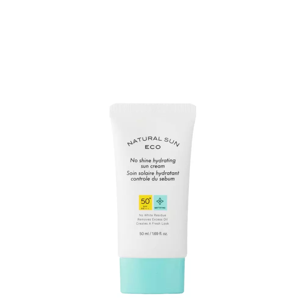 The Face Shop - Natural Sun Eco - No Shine Hydrating Sun Cream - SPF 50+ PA+++ - Солнцезащитный крем для лица - 50ml