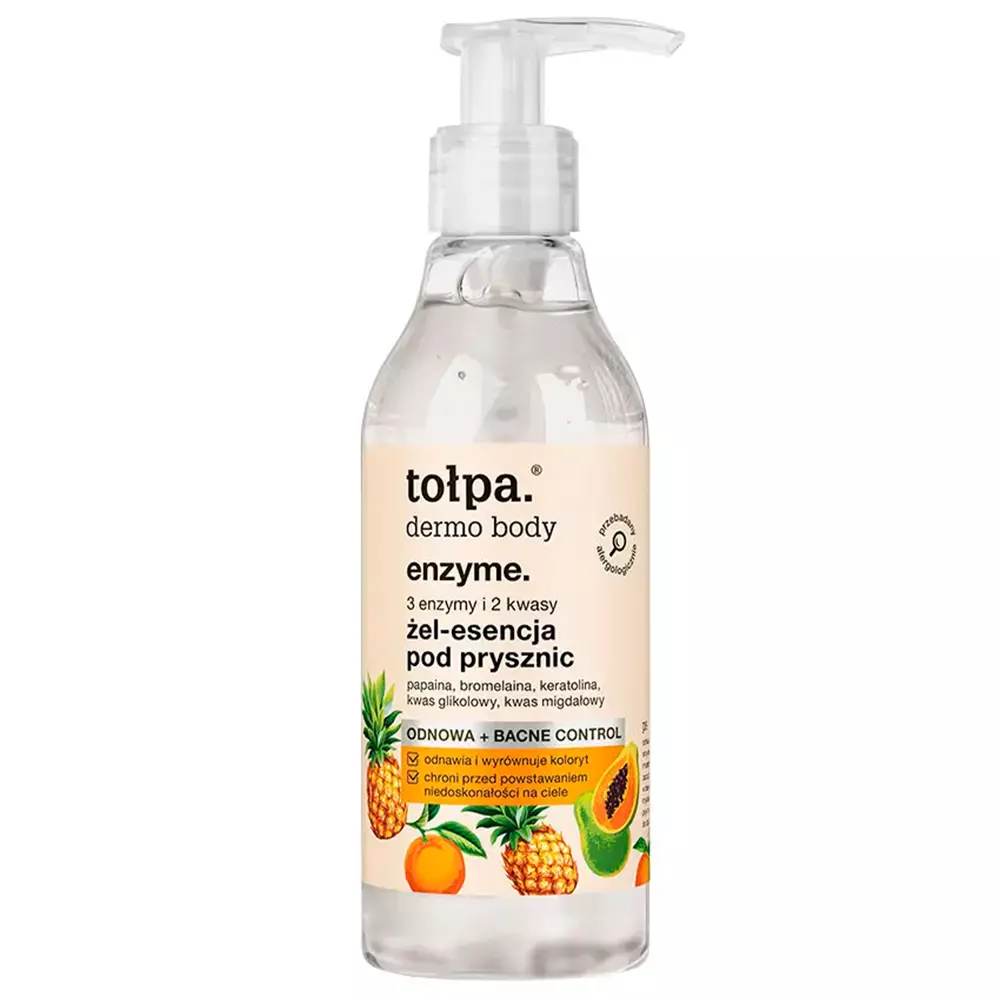 Tołpa - Enzyme - Гель-эссенция для душа с энзимами - 195ml