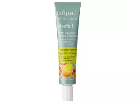 Tołpa - Ферментная маска с глиной - Dermo Face Strefa T - Enzymatyczna Maska z Glinkami - 40ml