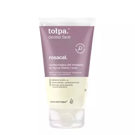 Tołpa - Мицеллярный гель для умывания лица и глаз - Dermo Face Rosacal - 150ml