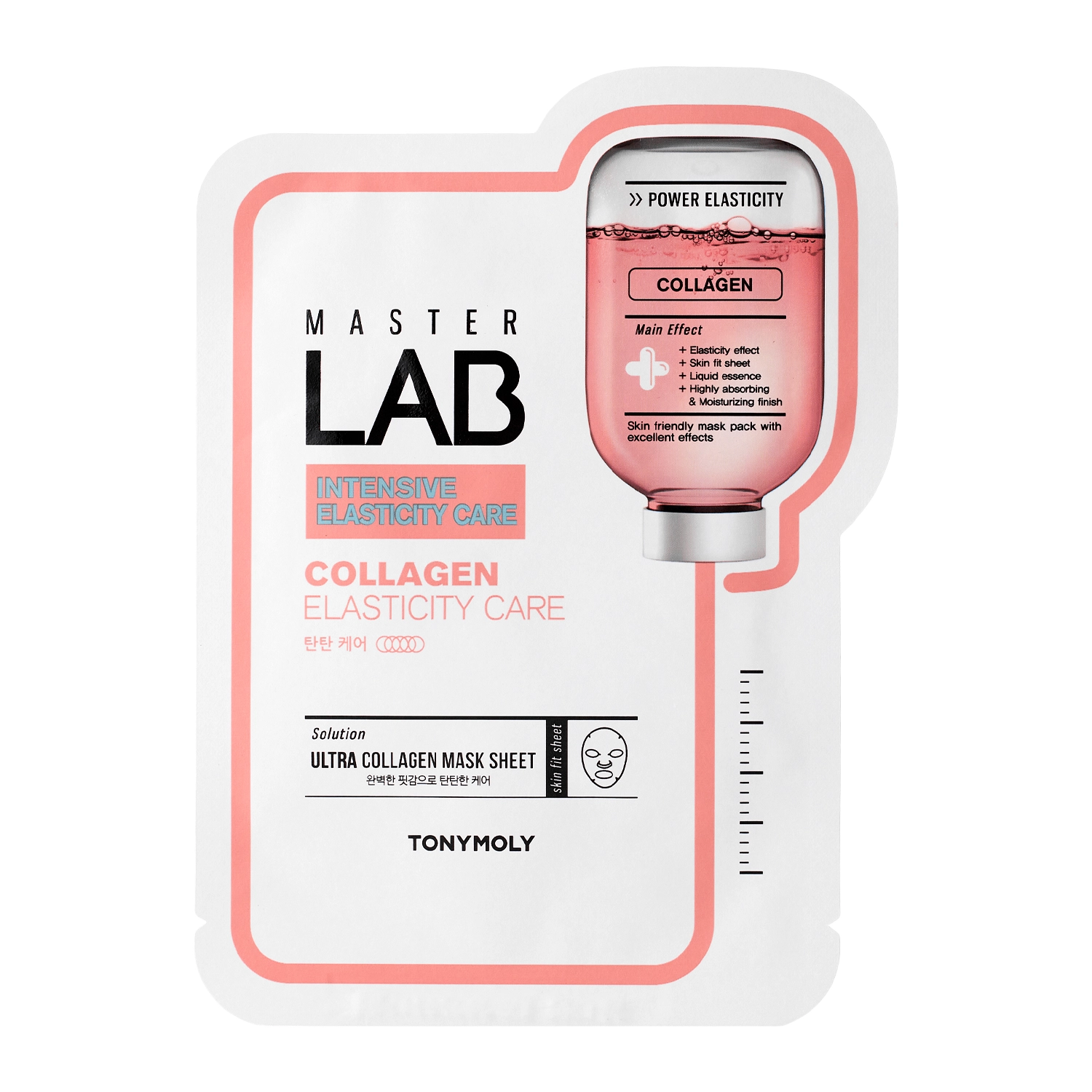 TonyMoly - Master Lab Mask Sheet Collagen - Тканевая маска с коллагеном - 1шт./19g