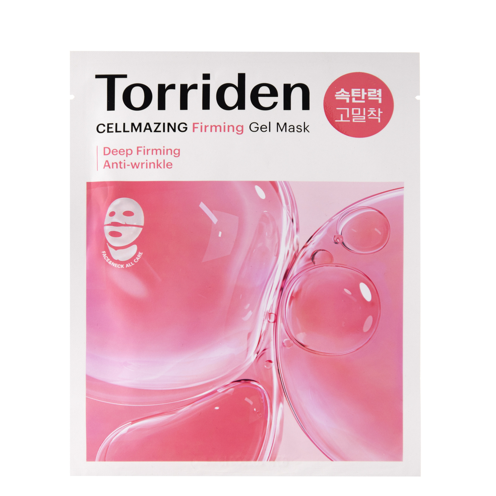 Torriden - Cellmazing Firming Gel Mask - Гелевая маска для улучшения упругости кожи лица и шеи - 45g