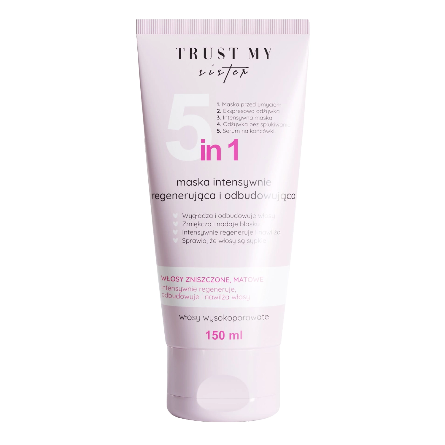 Trust My Sister - Регенерирующая маска 5в1 для волос высокой пористости - 150ml