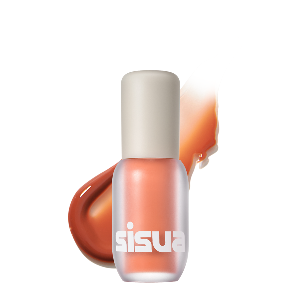 Unleashia - Sisua Popcorn Syrup Lip Plumper - Увлажняющий блеск для губ - No.2 Mango Caramel - 3,8g