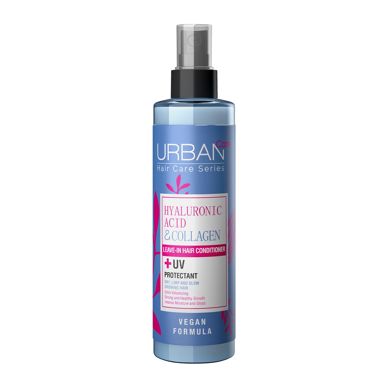 Urban Care - Hyaluronic Acid & Collagen Leave In Conditioner - Увлажняющий несмываемый кондиционер для волос - 200ml