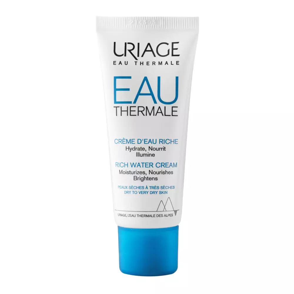 Uriage - Eau Thermale Rich Water Cream - Насыщенный увлажняющий крем для лица - 40ml