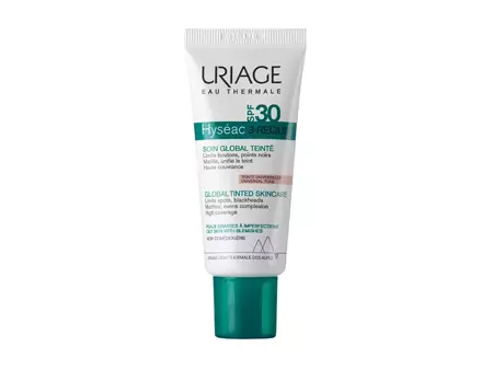Uriage - Универсальный тонирующий крем для проблемной кожи с SPF30 - Hyseac 3 Regul Tinted SPF30 - 40ml