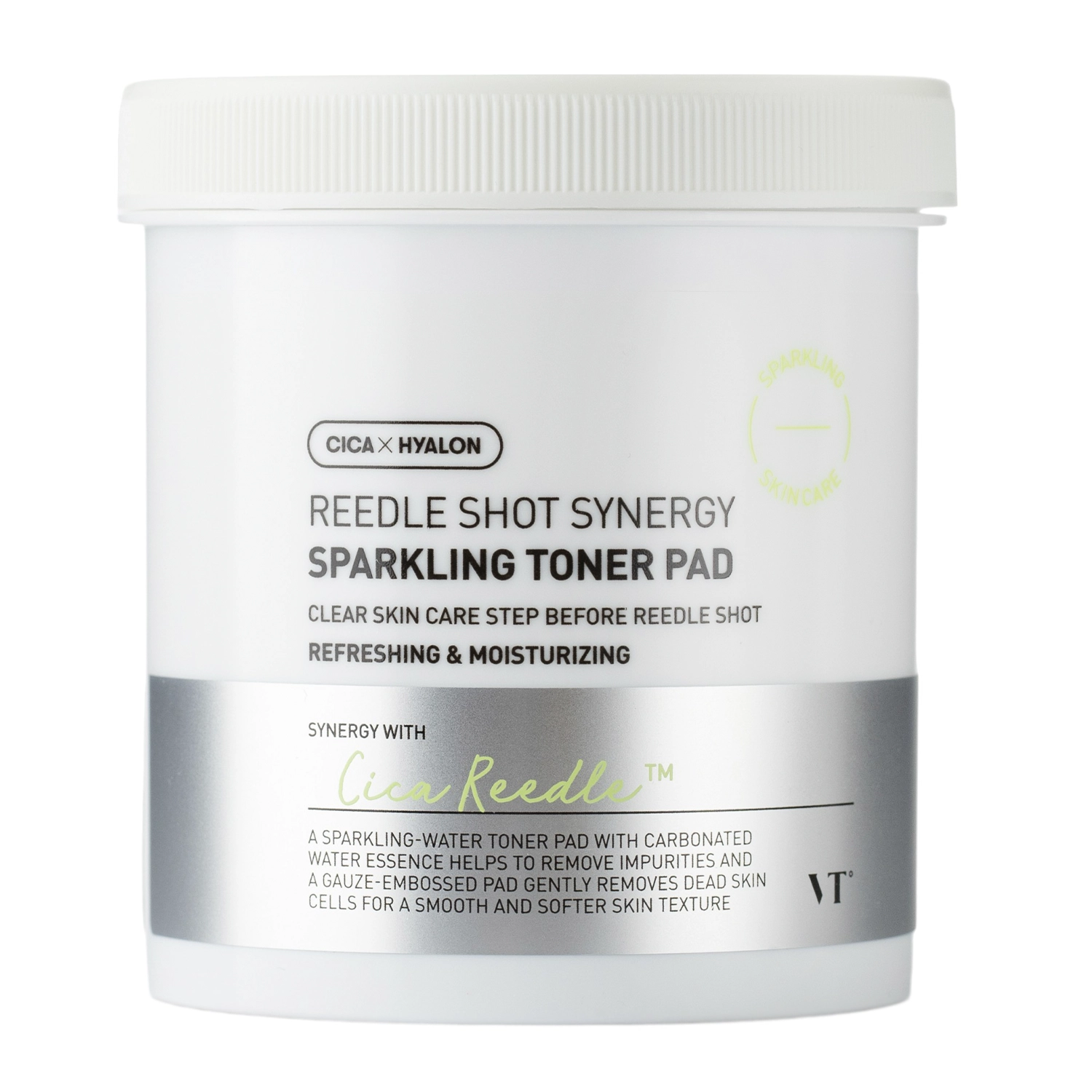 VT Cosmetics - Reedle Shot Synergy Sparkling Toner Pad - Разглаживающие пэды для лица - 80шт./200ml