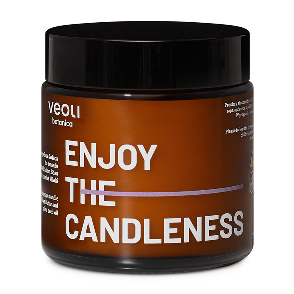 Veoli Botanica - Enjoy The Candleness - Веганская массажная свеча - 100ml