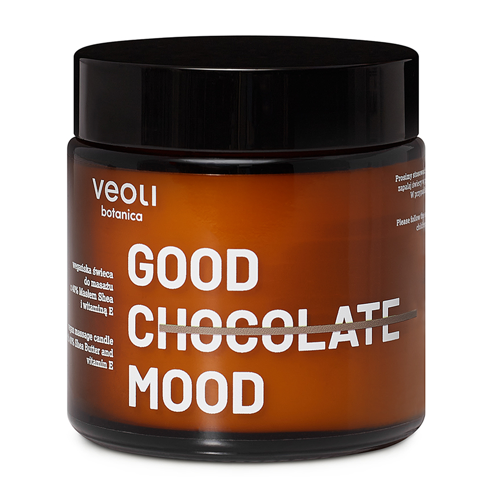 Veoli Botanica - Good Chocolate Mood - Веганская массажная свеча - 100ml