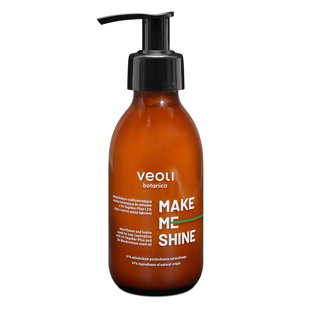 Veoli Botanica - Make Me Shine - Ламинирующая маска для разглаживания и блеска волос - 140ml