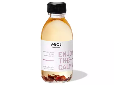 Veoli Botanica - Расслабляющее масло для тела с лепестками розы - Enjoy The Calmness Relaxing Body Oil with Rose Petals - 150ml