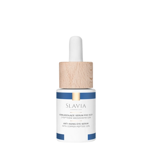 Slavia Cosmetics - Сироватка для шкіри під очима з мідним пептидом - 15ml