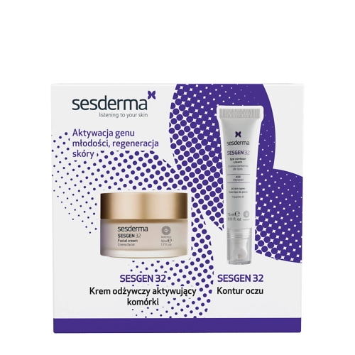 sesderma - Sesgen Set - Набір живильних засобів - крем для обличчя + крем під очі - 50ml+15ml