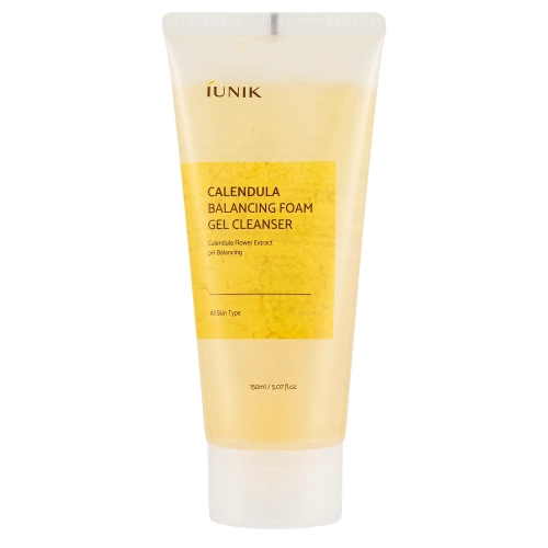 iUNIK - Calendula Balancing Foam Gel Cleanser - Делікатний гель для очищення обличчя - 150ml