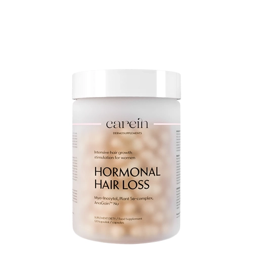 Carein - Hormonal Hair Loss - Дермодобавка - Випадіння волосся гормонального походження - 120капсул