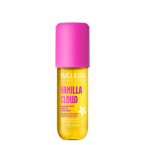 WELEDA - Fragrance Body & Hair Mist - Парфумований спрей для тіла та волосся з алое - Vanilla Cloud - 95ml