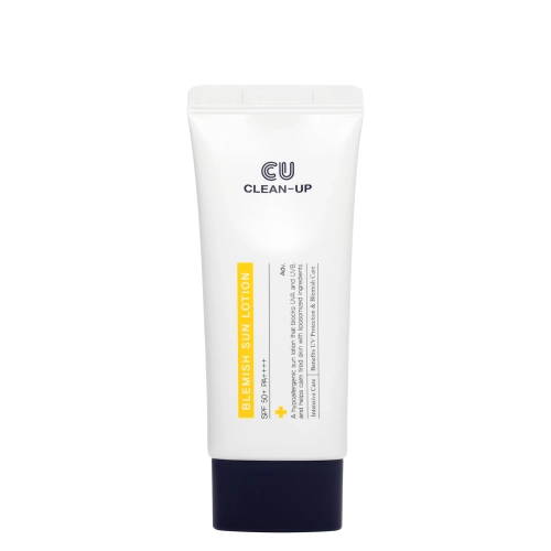CUSKIN - Clean Up Blemish Sun Lotion SPF50+/PA++++ - Сонцезахисний крем для обличчя - 60ml