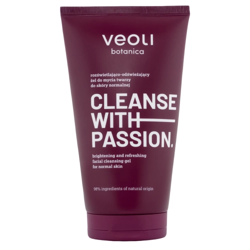 Veoli Botanica - CLEANSE WITH PASSION - Освітлювальний та освіжальний гель для вмивання - 150ml