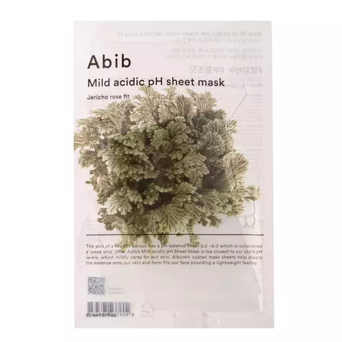 Abib - Заспокійлива тканинна маска для обличчя - Mild Acidic pH Sheet Mask Jericho Rose Fit - 30ml