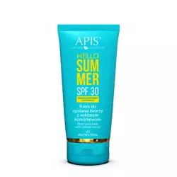 Apis - Сонцезахисний крем для обличчя з клітинним нектаром SPF30 - Hello Summer - SPF30 Waterproof - 50ml