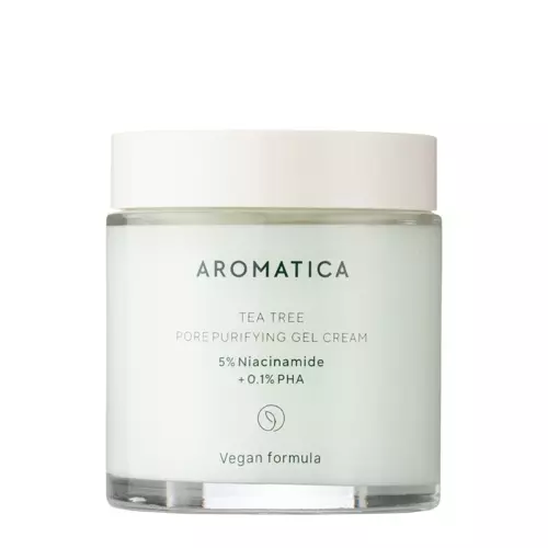 Aromatica - Крем-гель для обличчя з олією чайного дерева - Tea Tree Pore Purifying Gel Cream - 100ml