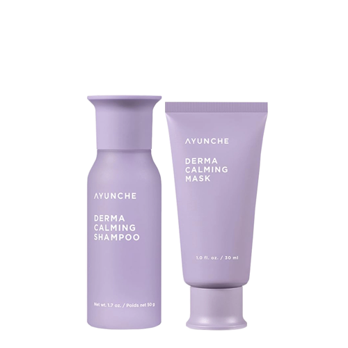 Ayunche - Derma Calming Mini Kit - Набір заспокійливих засобів для шкіри голови - Mini - 50g+30ml