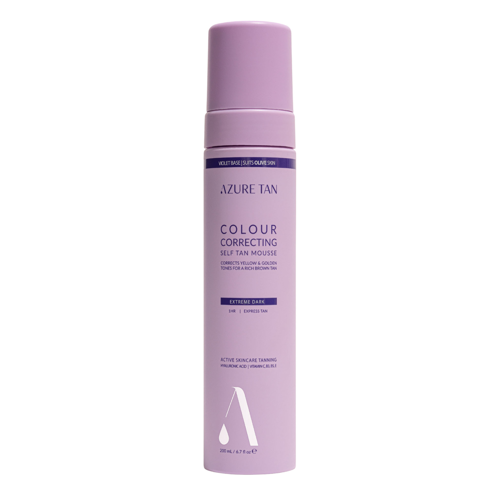 Azure Tan - Self Tan Mousse Violet Base - Мус-автозасмага для тіла - Extreme Dark - 200ml