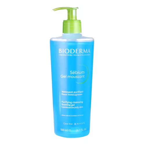 Bioderma - Антибактеріальний гель для очищення проблемної шкіри - Sebium - Moussant Gel - 500ml