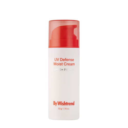 By Wishtrend - UV Defense Moist Cream SPF 50+ PA++++ - Зволожувальний сонцезахисний крем для обличчя - 50g