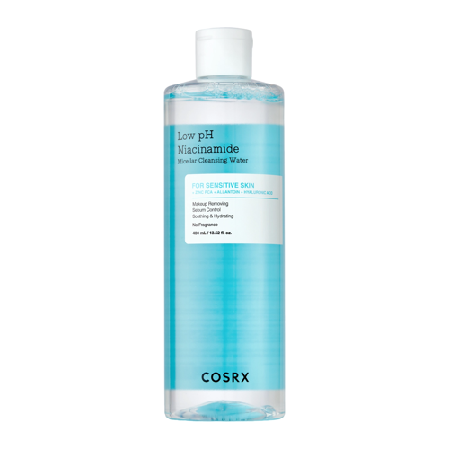 COSRX - Low pH Niacinamide Cleansing Water - Ніацинамідна міцелярна вода з низьким pH - 400ml