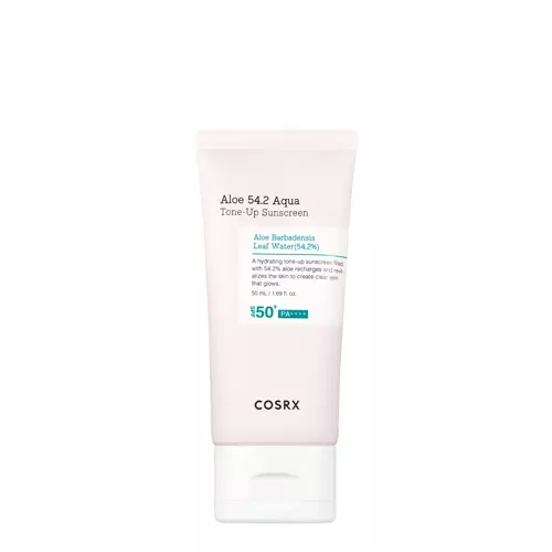 Cosrx - Зволожувальний сонцезахисний крем - Aloe 54.2 Aqua Tone-Up Sunscreen SPF50+/PA++++ - 50ml