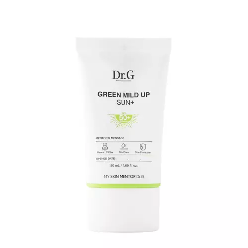 Dr.G - Green Mild Up Sun+ SPF50+/PA++++ - Сонцезахисний крем на фізичних фільтрах - 50ml