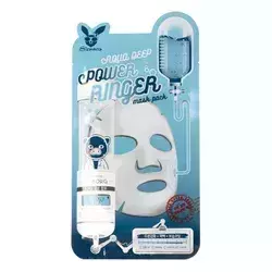 Elizavecca - Aqua Deep Power Ringer Mask - Зволожувальна тканинна маска для обличчя - 23ml