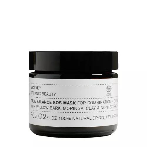 Evolve Organic Beauty - Глиняна маска для звуження пор - True Balance SOS Mask - 60ml
